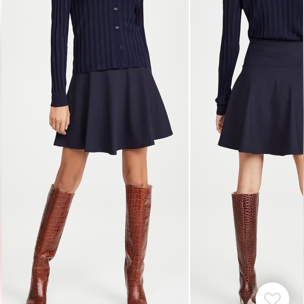 Susana Monaco Skirt High Waisted Navy Skirt women’s Medium Shopbop Skirt